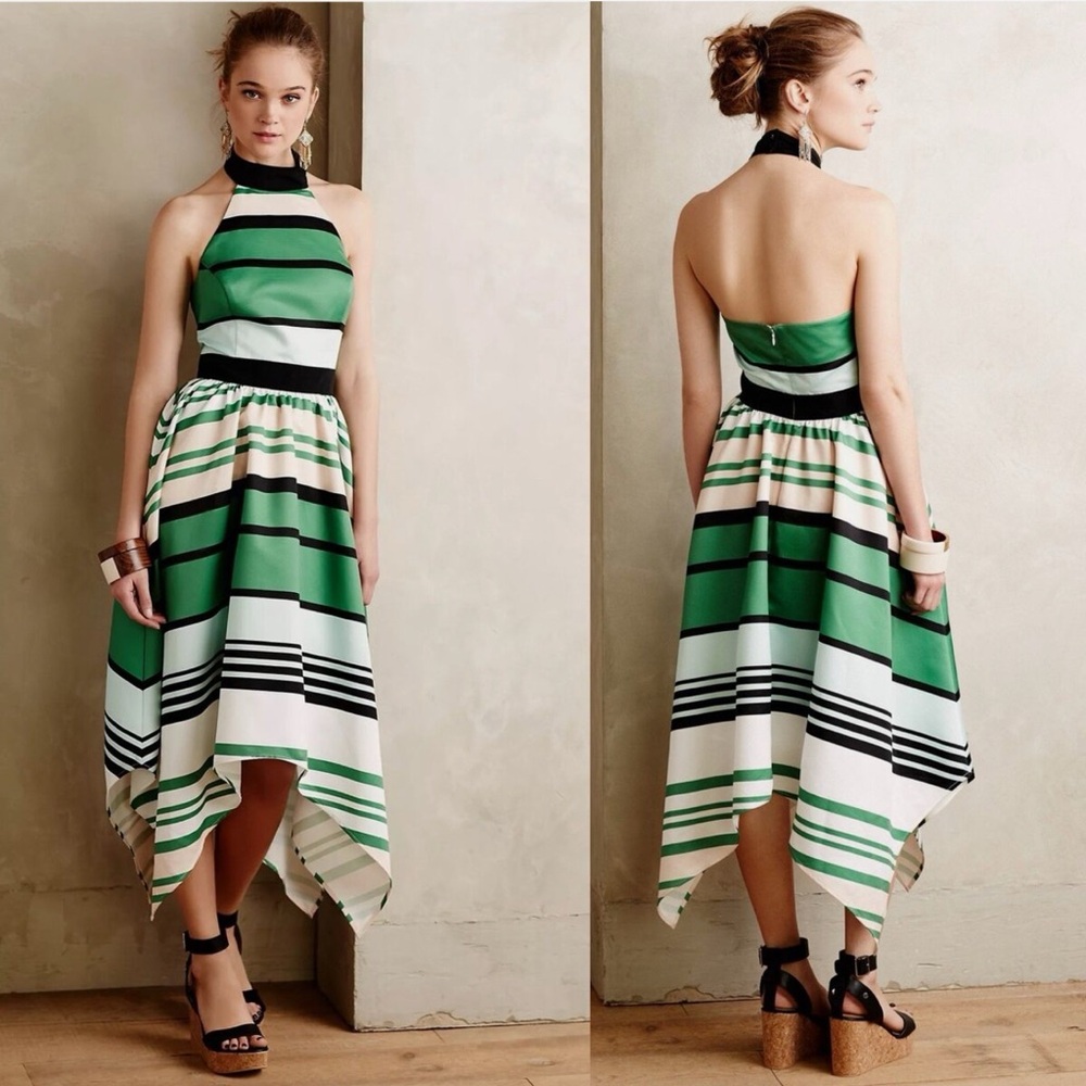 Anthropologie Halter Dress